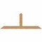 Ekena Millwork Portland Smooth Timber Gable Bracket, Western Red Cedar, 84"W x 31"H x 5 1/2"D x 5 1/2"F, 9/12 Pitch GBW084X31X0606POR00SWR - alternate 1